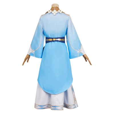 Genshin Impact Lumine Knight of Flowers Cosplay Costume Halloween Carnival Outfit