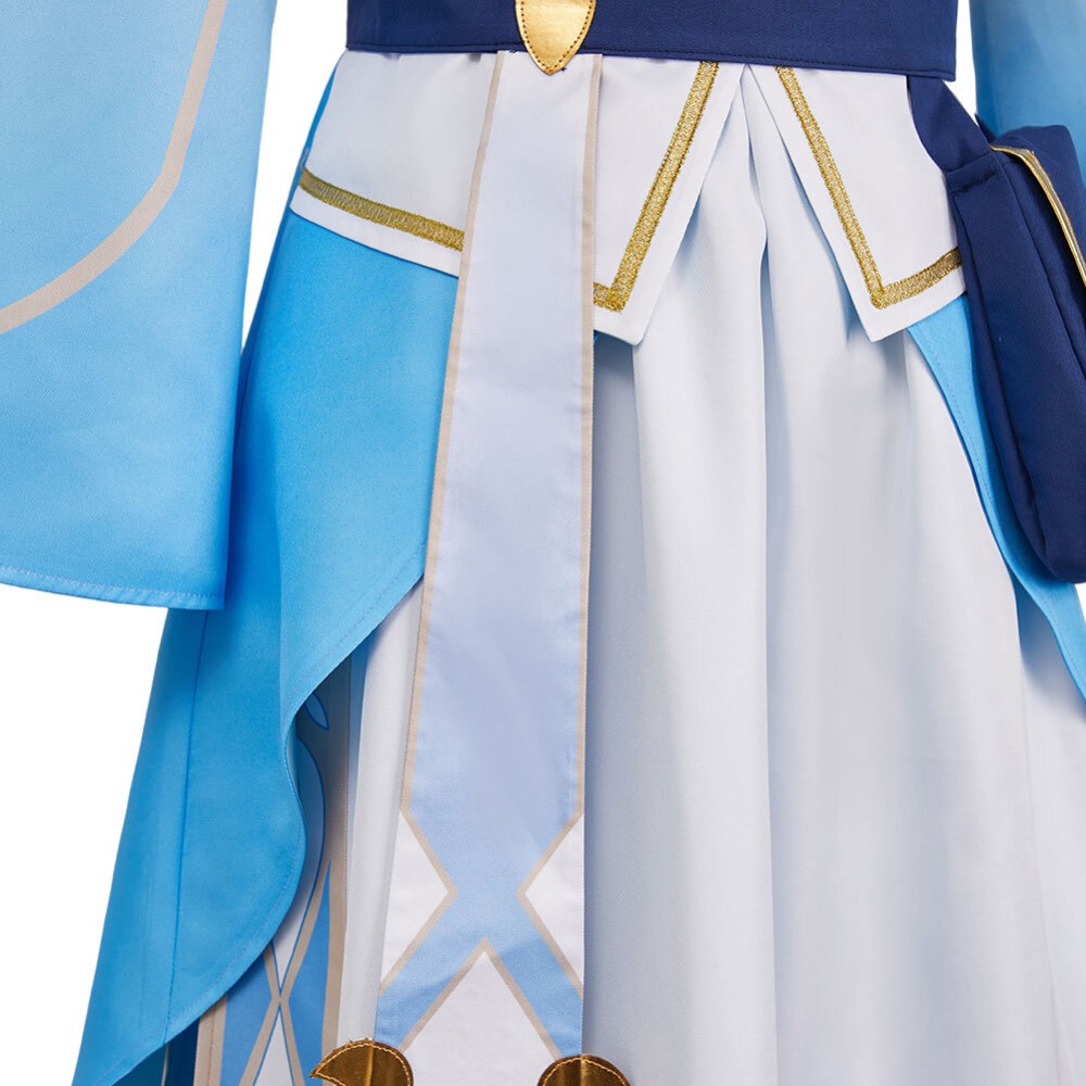 Genshin Impact Lumine Knight of Flowers Cosplay Costume Halloween Carnival Outfit