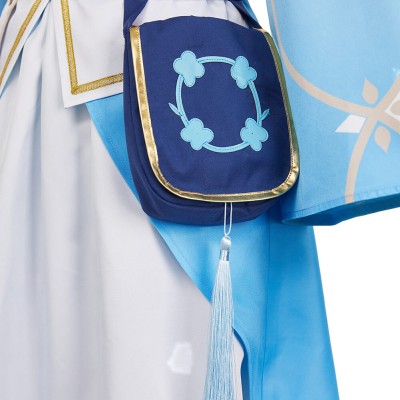 Genshin Impact Lumine Knight of Flowers Cosplay Costume Halloween Carnival Outfit