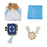 Genshin Impact Lumine Knight of Flowers Cosplay Costume Halloween Carnival Outfit
