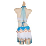 Genshin Impact Lumine 2 Pics Swimsuit Cosplay Costume Halloween Carnival Outfit