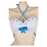 Genshin Impact Lumine 2 Pics Swimsuit Cosplay Costume Halloween Carnival Outfit