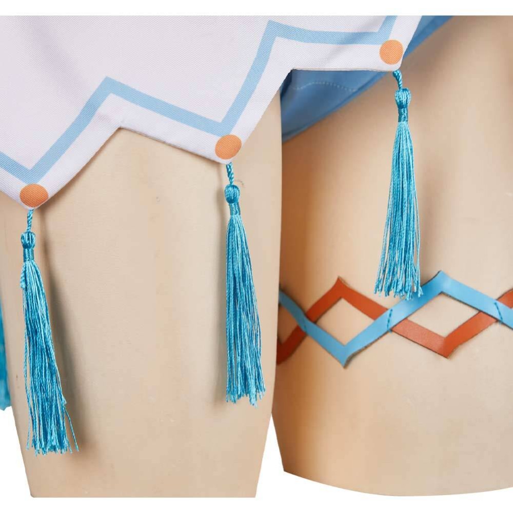 Genshin Impact Lumine 2 Pics Swimsuit Cosplay Costume Halloween Carnival Outfit