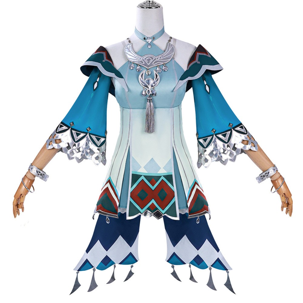 Genshin Impact Lan Yan Fullset Cosplay Costume Halloween Carnival Outfit