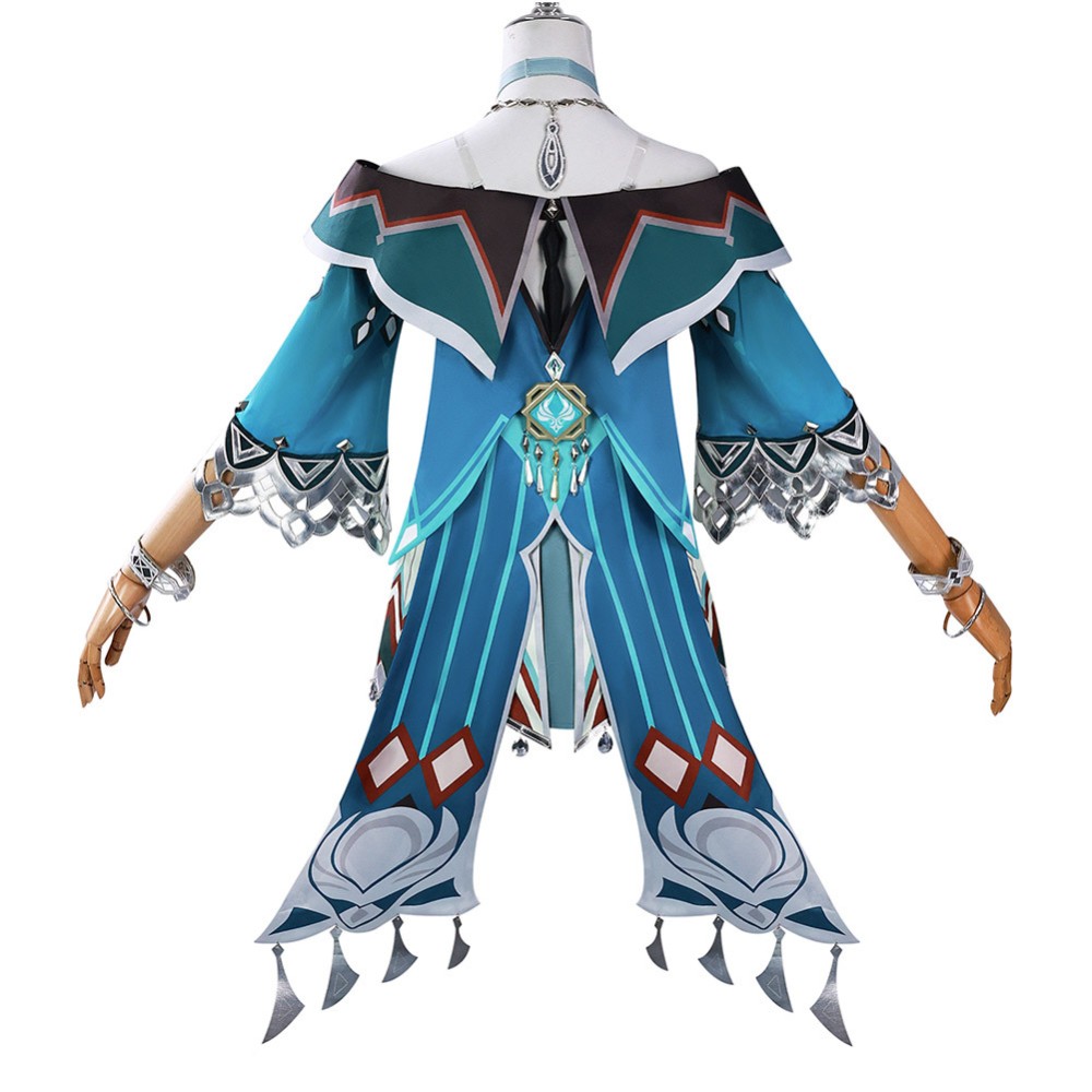 Genshin Impact Lan Yan Fullset Cosplay Costume Halloween Carnival Outfit