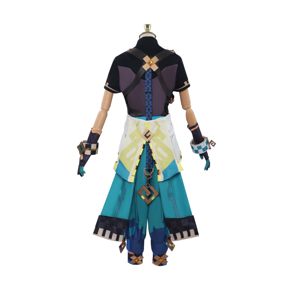 Genshin Impact Kinich Natlan Suit Cosplay Costume Halloween Carnival Outfit