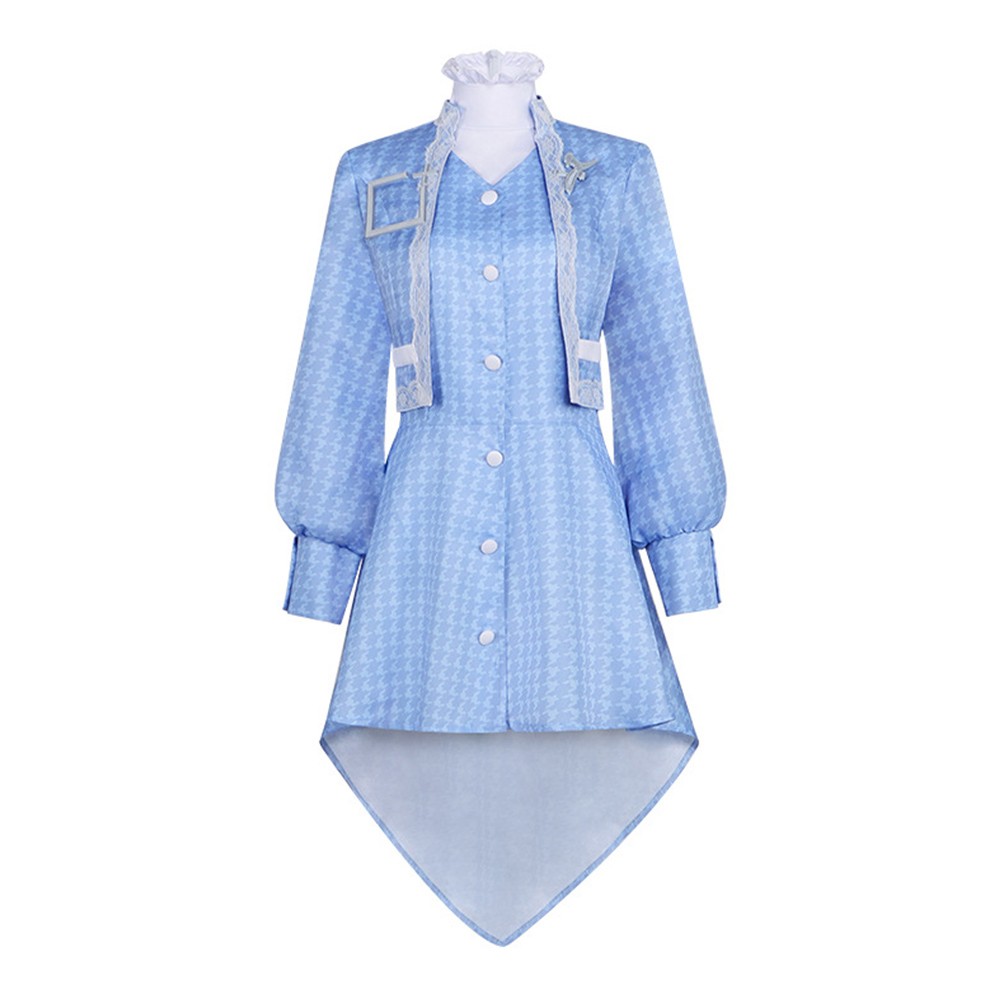 Genshin Impact Kamisato Ayaka Women Blue Cosplay Costume Halloween Carnival Outfit
