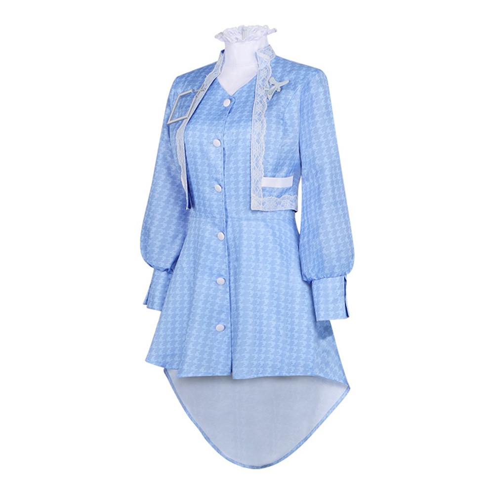 Genshin Impact Kamisato Ayaka Women Blue Cosplay Costume Halloween Carnival Outfit