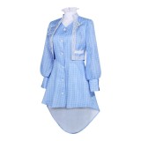 Genshin Impact Kamisato Ayaka Women Blue Cosplay Costume Halloween Carnival Outfit