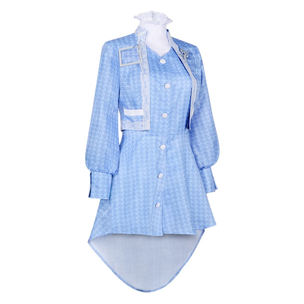 Genshin Impact Kamisato Ayaka Women Blue Cosplay Costume Halloween Carnival Outfit