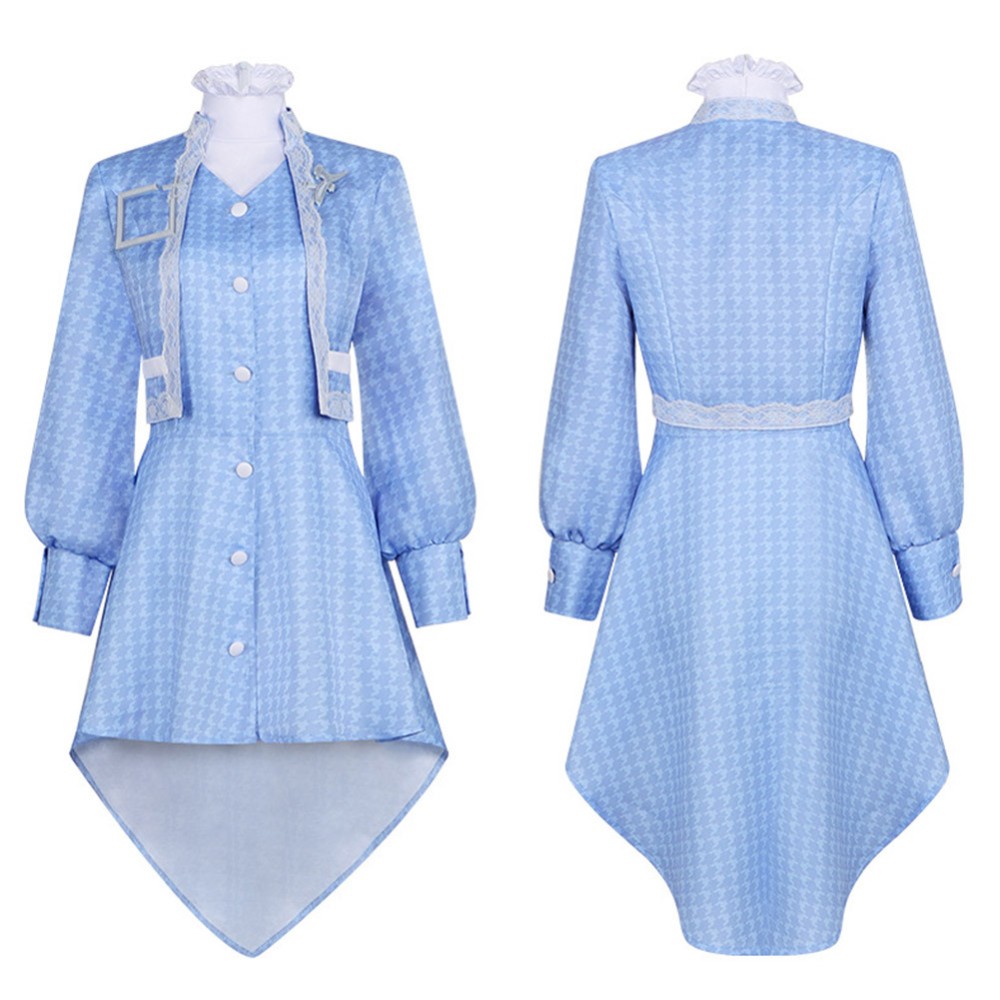 Genshin Impact Kamisato Ayaka Women Blue Cosplay Costume Halloween Carnival Outfit