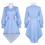 Genshin Impact Kamisato Ayaka Women Blue Cosplay Costume Halloween Carnival Outfit