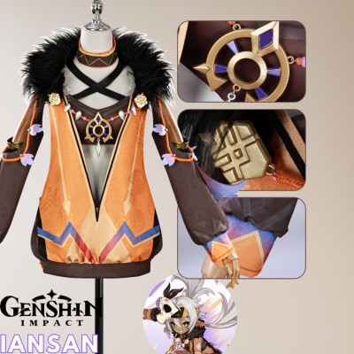 Genshin Impact Iansan Fullset Cosplay Costume Halloween Carnival Outfit