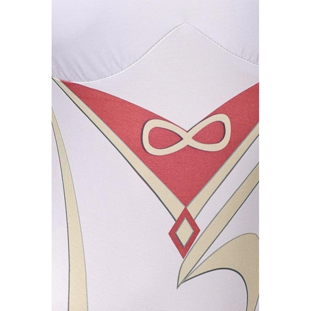 Genshin Impact Ganyu White One-piece Swimsuit Suit Cosplay Costume Halloween Carnival Outfit