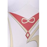 Genshin Impact Ganyu White One-piece Swimsuit Suit Cosplay Costume Halloween Carnival Outfit
