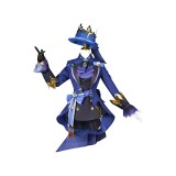 Genshin Impact Focalors Furina Black Version Suit Cosplay Costume Halloween Carnival Outfit