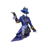 Genshin Impact Focalors Furina Black Version Suit Cosplay Costume Halloween Carnival Outfit