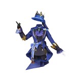 Genshin Impact Focalors Furina Black Version Suit Cosplay Costume Halloween Carnival Outfit