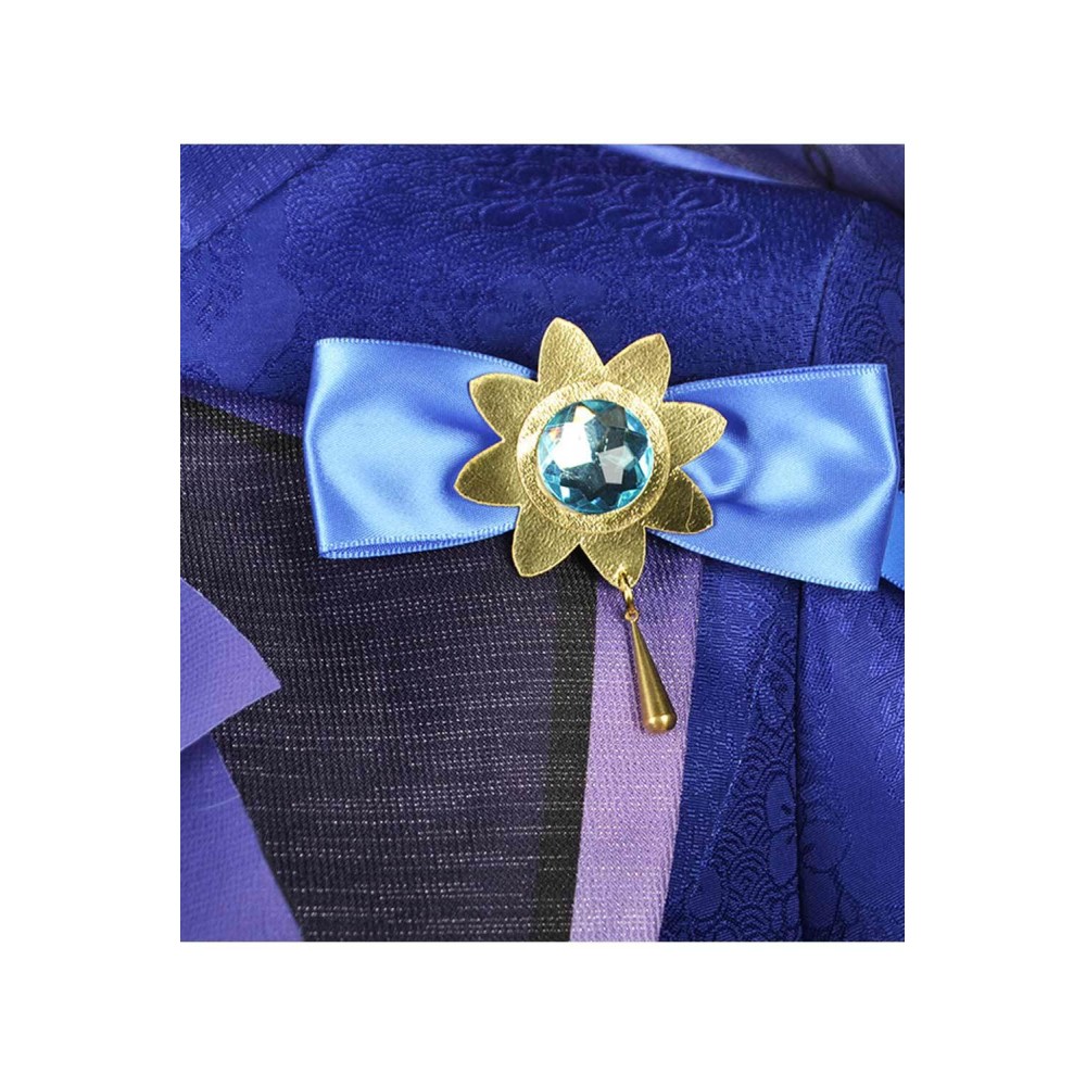 Genshin Impact Focalors Furina Black Version Suit Cosplay Costume Halloween Carnival Outfit