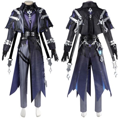 Genshin Impact Flins Fullset Party Cosplay Costume Halloween Carnival Outfit