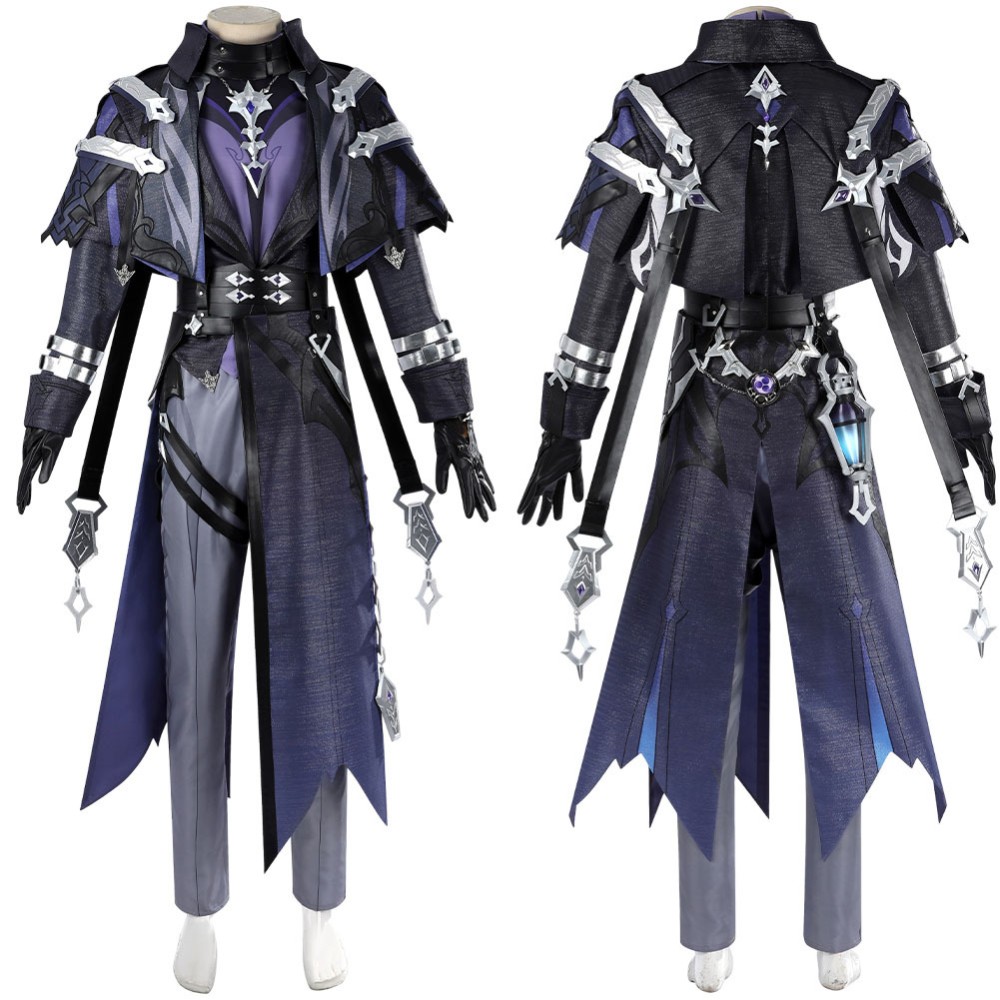Genshin Impact Flins Fullset Party Cosplay Costume Halloween Carnival Outfit