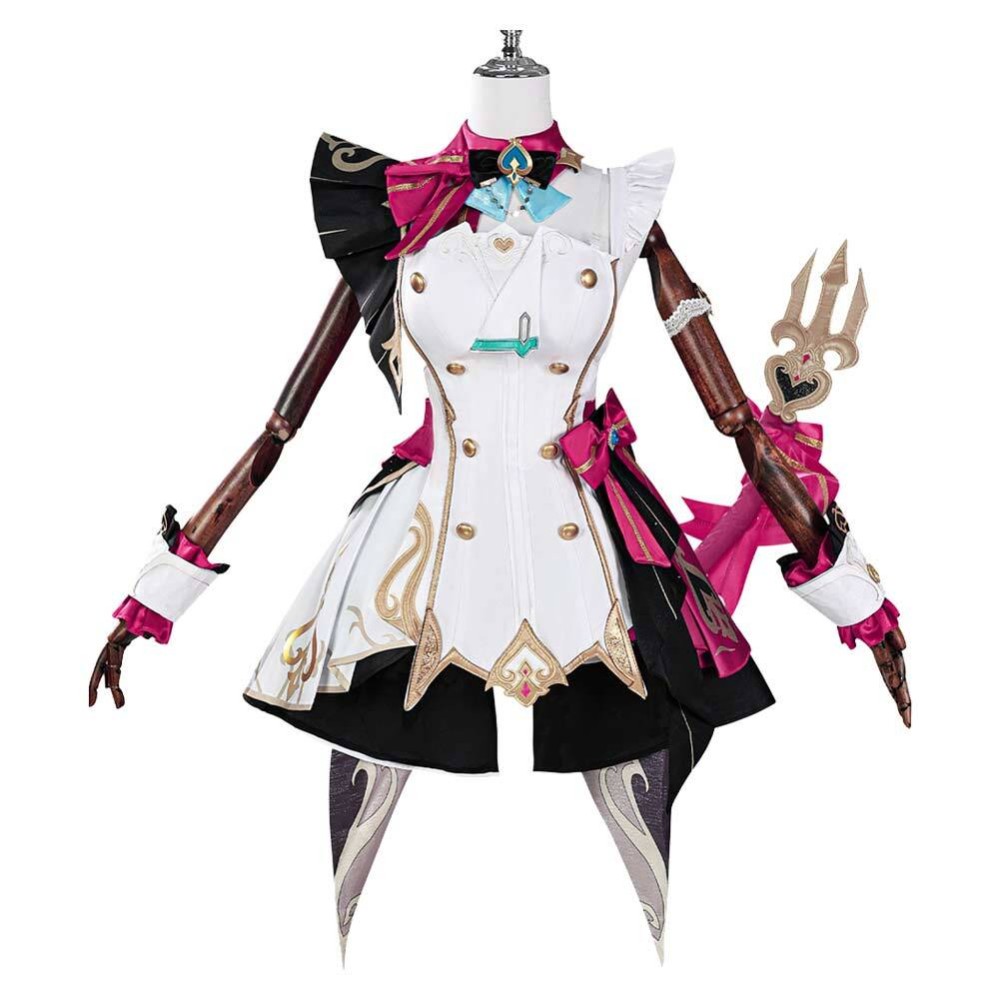 Genshin Impact Escoffier Fullset Cosplay Costume Halloween Carnival Outfit
