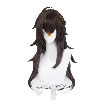 Genshin Impact Dehya Wig Heat Resistant Synthetic Hair Party Props Cosplay Costume Halloween Carnival
