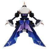 Genshin Impact Clorinde Purple Dress Cosplay Costume Halloween Carnival Outfit