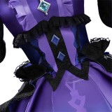 Genshin Impact Clorinde Purple Dress Cosplay Costume Halloween Carnival Outfit