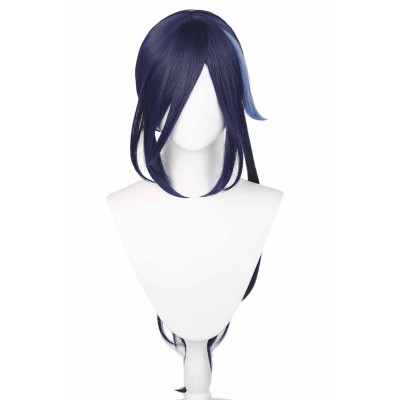 Genshin Impact Clorinde Wig Heat Resistant Synthetic Hair Accessories Cosplay Costume Halloween Carnival