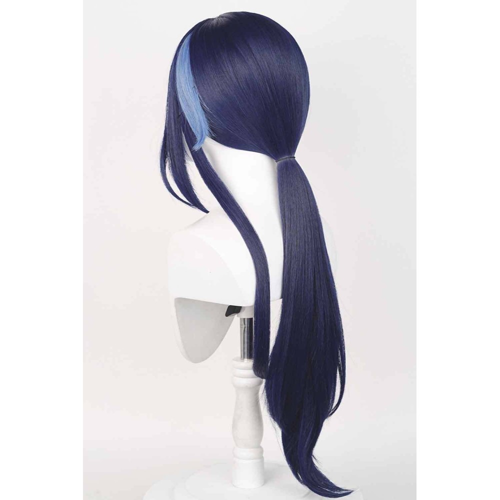 Genshin Impact Clorinde Wig Heat Resistant Synthetic Hair Accessories Cosplay Costume Halloween Carnival
