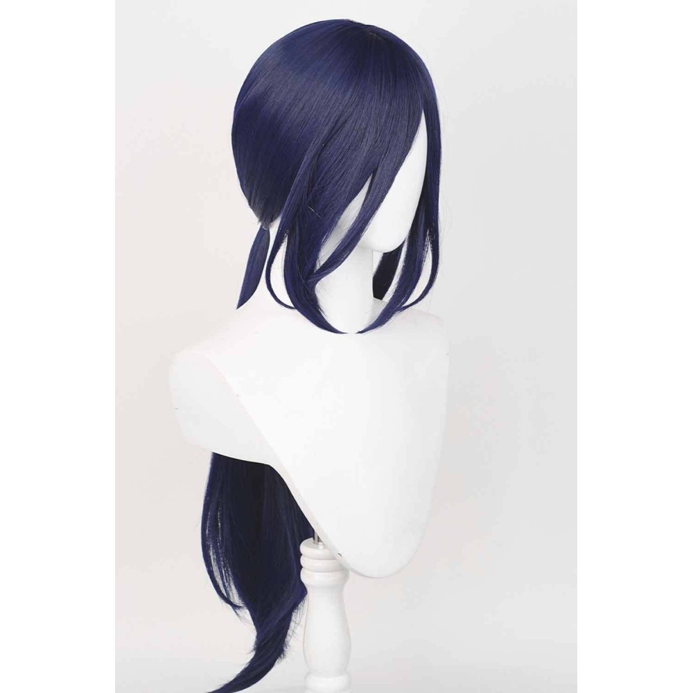 Genshin Impact Clorinde Wig Heat Resistant Synthetic Hair Accessories Cosplay Costume Halloween Carnival