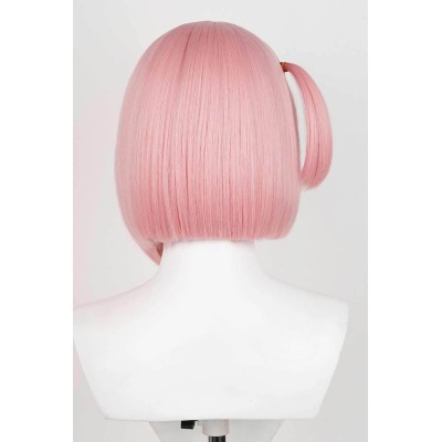 Genshin Impact Charlotte Wig Heat Resistant Synthetic Hair Accessories Cosplay Costume Halloween Carnival