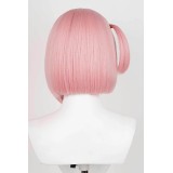 Genshin Impact Charlotte Wig Heat Resistant Synthetic Hair Accessories Cosplay Costume Halloween Carnival