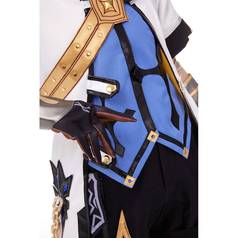 Genshin Impact Albedo Cosplay Costume Halloween Carnival Outfit