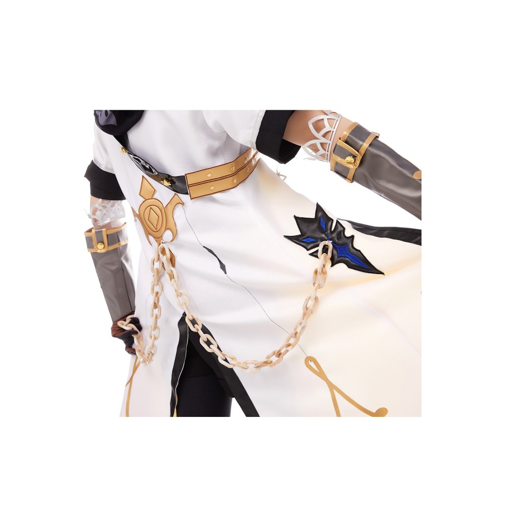 Genshin Impact Albedo Cosplay Costume Halloween Carnival Outfit