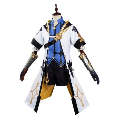 Genshin Impact Albedo Cosplay Costume Halloween Carnival Outfit