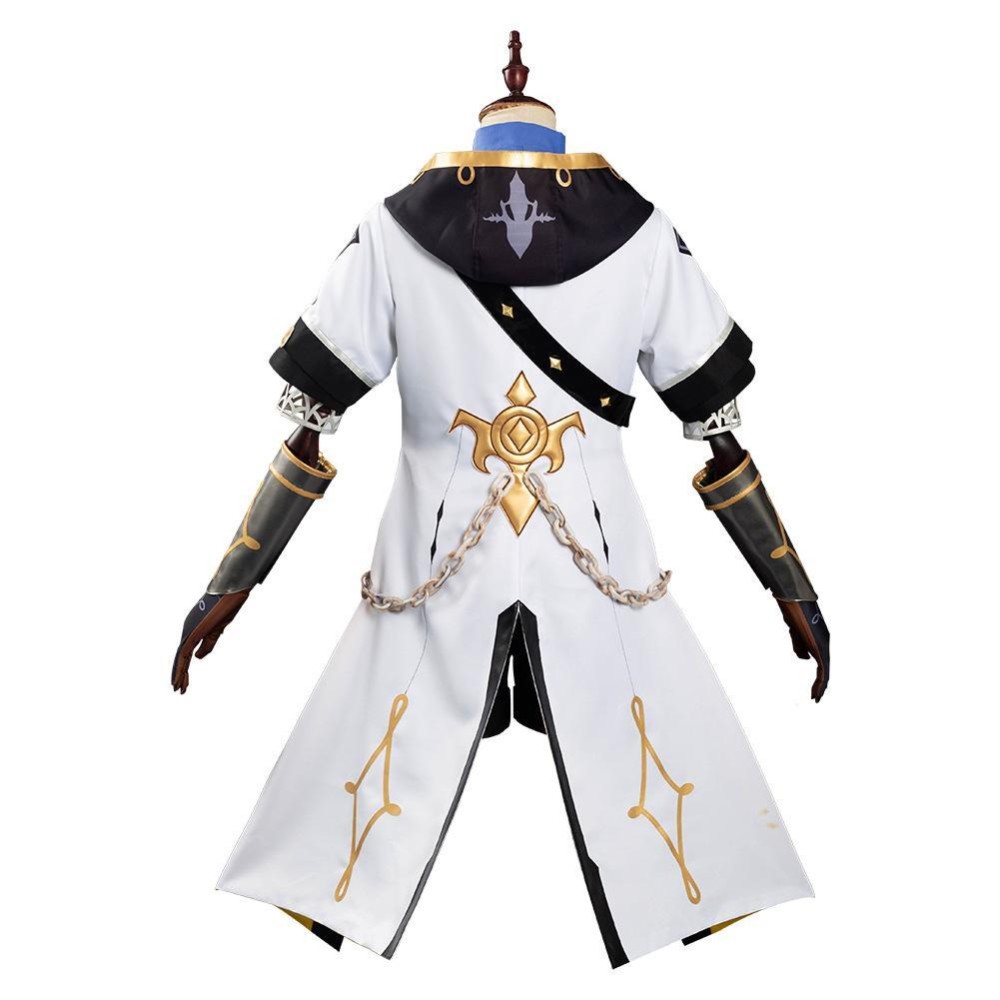 Genshin Impact Albedo Cosplay Costume Halloween Carnival Outfit