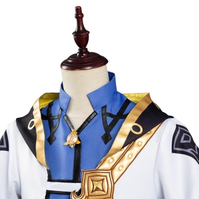 Genshin Impact Albedo Cosplay Costume Halloween Carnival Outfit
