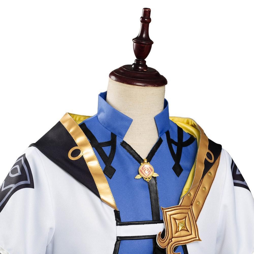 Genshin Impact Albedo Cosplay Costume Halloween Carnival Outfit