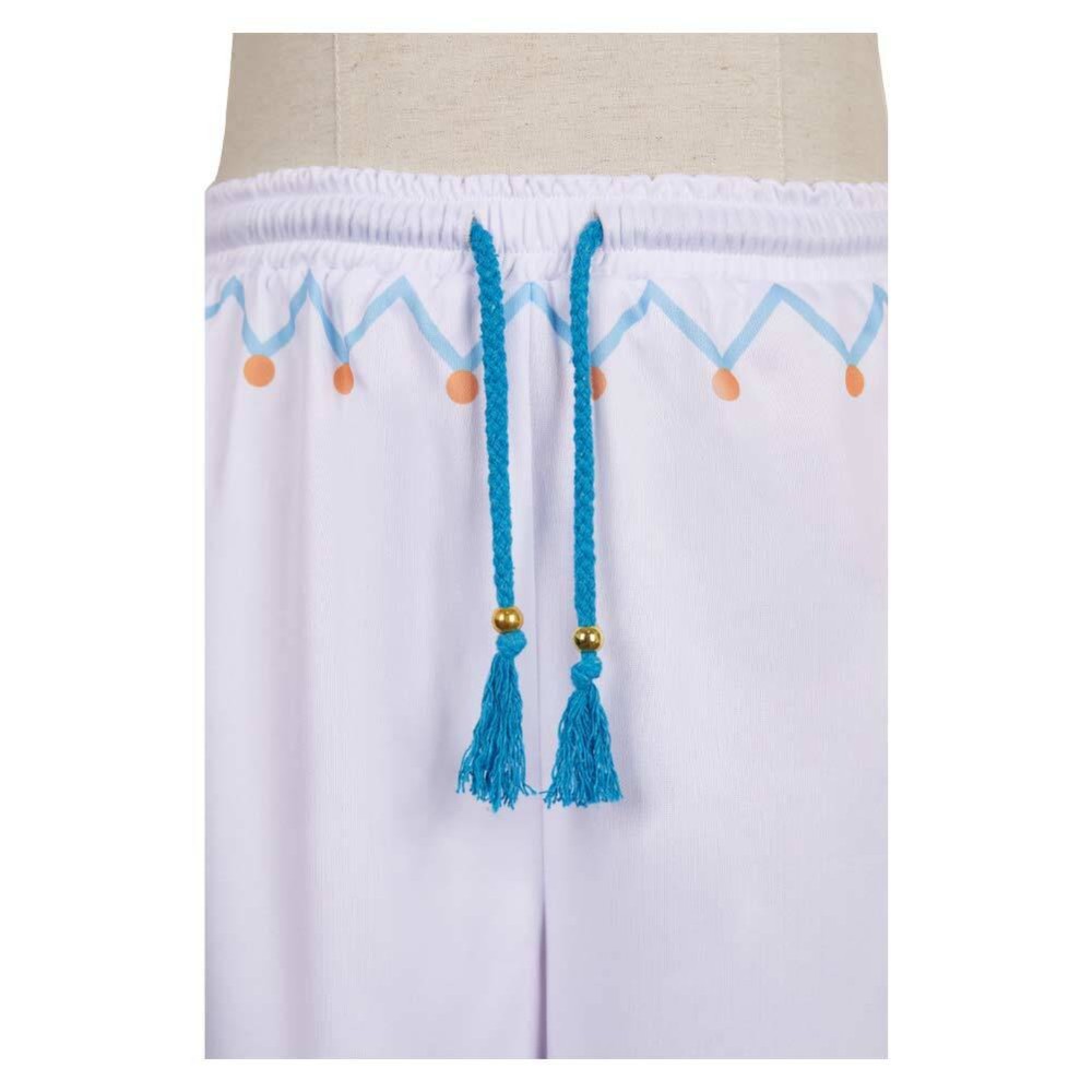 Genshin Impact Aether White Swimsuit Cosplay Costume Halloween Carnival
