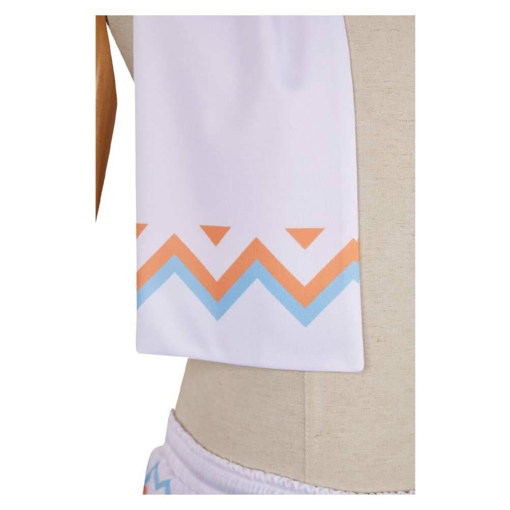 Genshin Impact Aether White Swimsuit Cosplay Costume Halloween Carnival