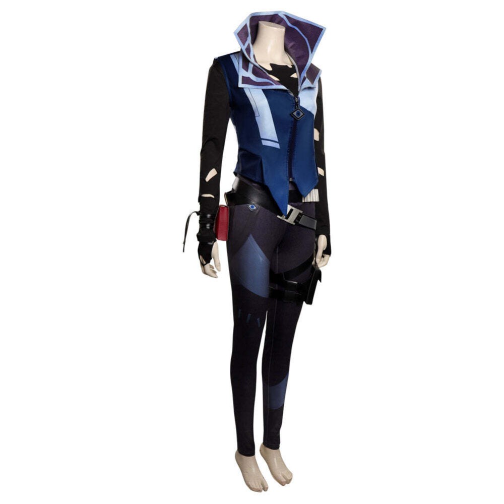 Valorant Fade Festival Party Christmas Cosplay Costume Halloween Carnival Outfit