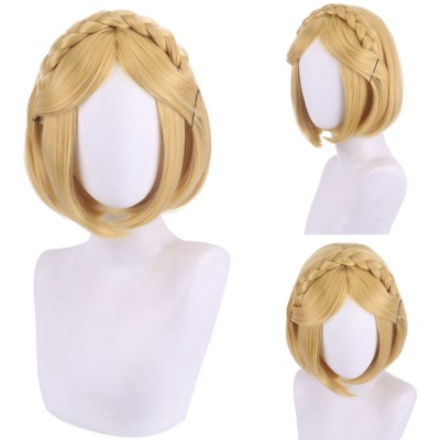 The Legend of Zelda Princess Zelda Wig Heat Resistant Synthetic Hair Party Props Cosplay Costume Halloween Carnival