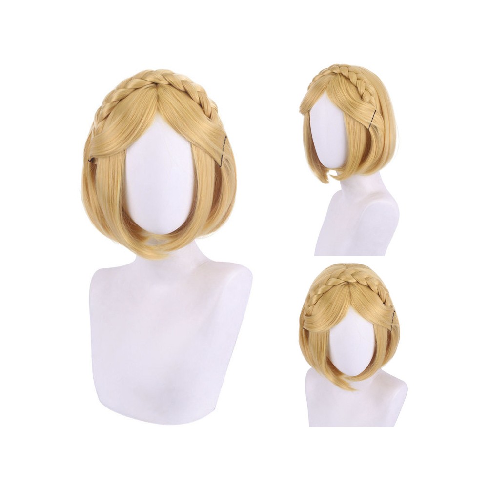 The Legend of Zelda Princess Zelda Wig Heat Resistant Synthetic Hair Party Props Cosplay Costume Halloween Carnival