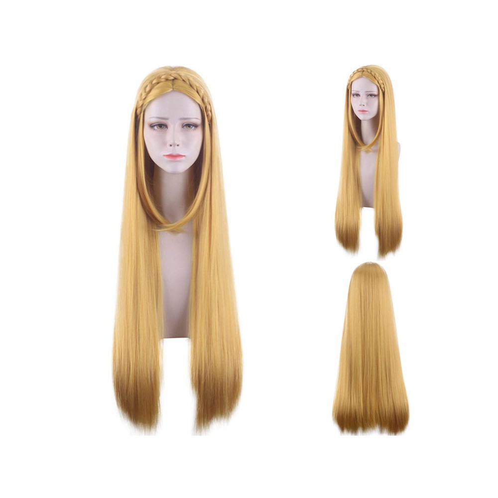 The Legend of Zelda Princess Zelda Wig Heat Resistant Synthetic Hair Party Props Cosplay Costume Halloween Carnival