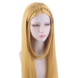 The Legend of Zelda Princess Zelda Wig Heat Resistant Synthetic Hair Party Props Cosplay Costume Halloween Carnival
