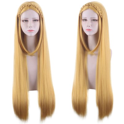 The Legend of Zelda Princess Zelda Wig Heat Resistant Synthetic Hair Party Props Cosplay Costume Halloween Carnival