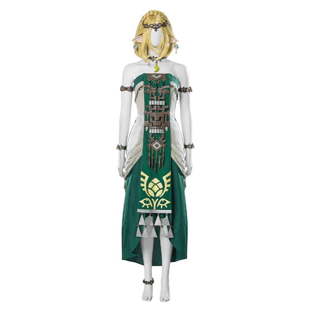 The Legend Of Zelda Princess Dress Suit Cosplay Costume Halloween Carnival Outfit
