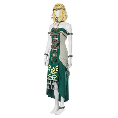 The Legend Of Zelda Princess Dress Suit Cosplay Costume Halloween Carnival Outfit
